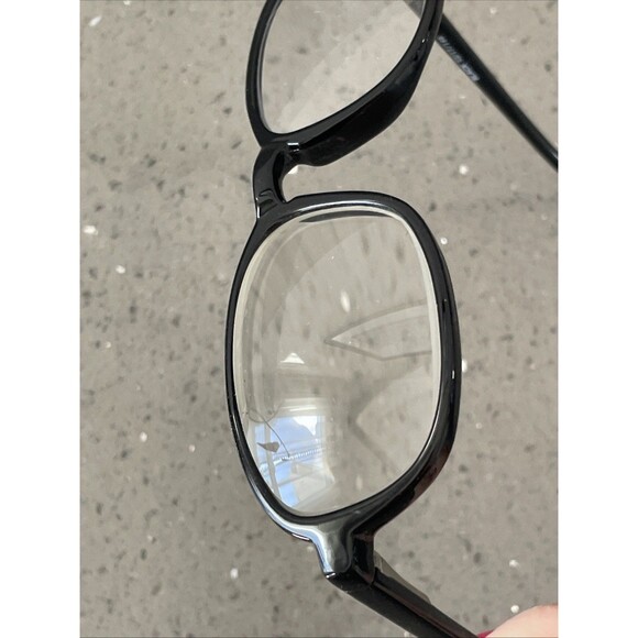 MODERN RALPH EYEGLASSES Frames ONLY SHINY BLACK 52-17-140 Full Rim Oval Square - Picture 9 of 10